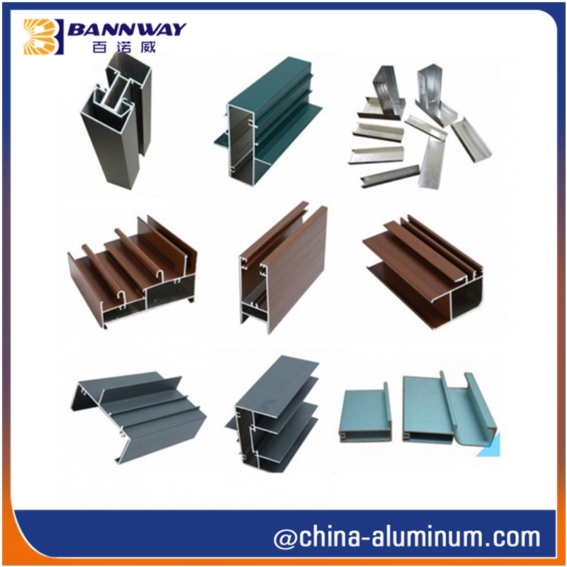 Powder Coating Aluminium Profiles Painted Profile China Made